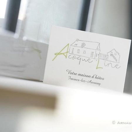 A Coque'Line Bed and Breakfast Frasnes-lez-Anvaing Buitenkant foto